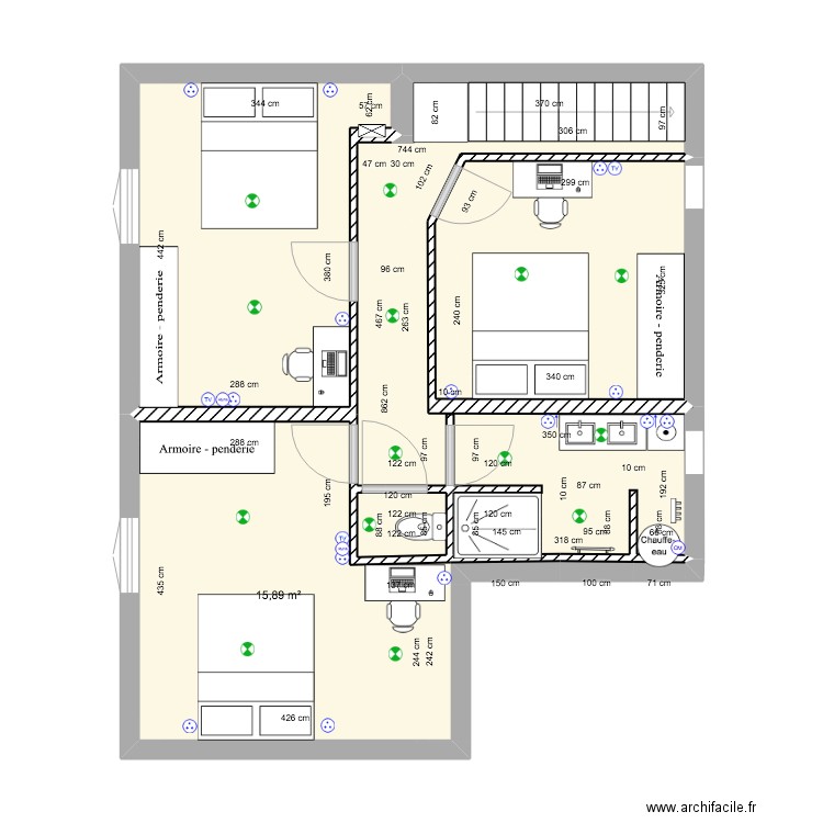corneille 2eme 2 pdf. Plan de 5 pièces et 55 m2