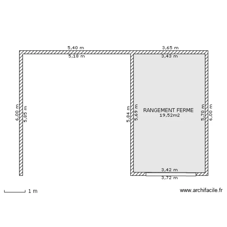 abri de jardin 2. Plan de 