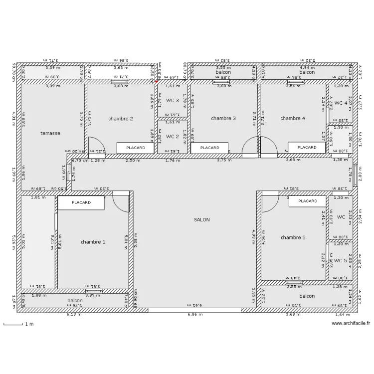 etrage gom 55. Plan de 