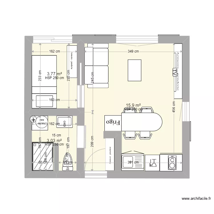 studio2. Plan de 