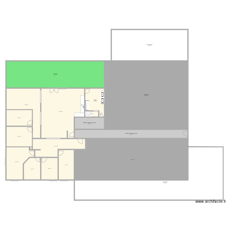 Plan appartement projet. Plan de 0 pièce et 0 m2