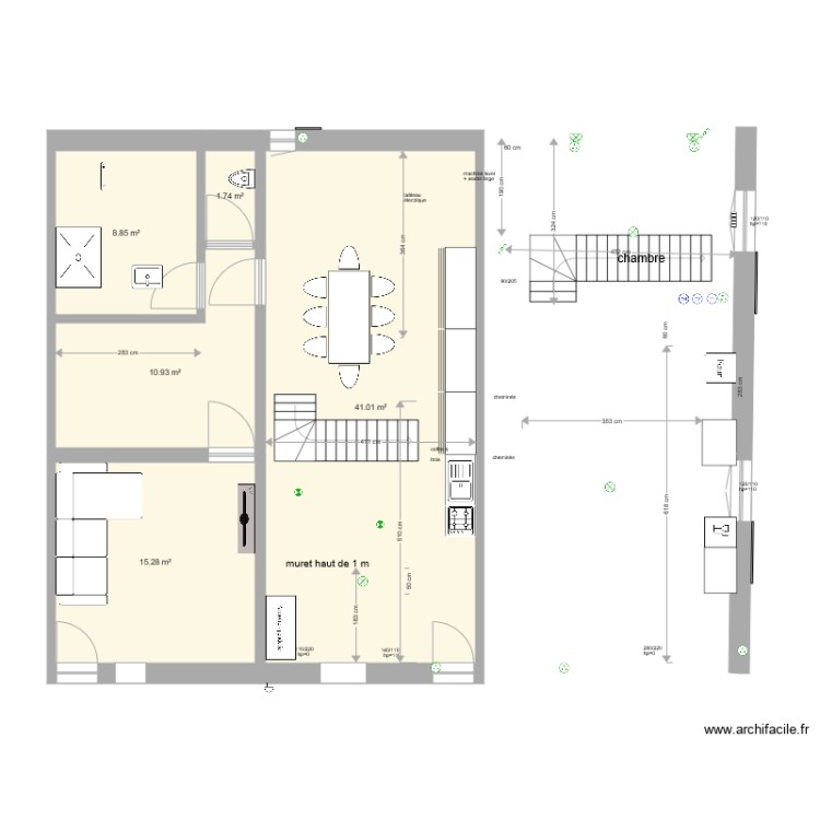 vide. Plan de 0 pièce et 0 m2