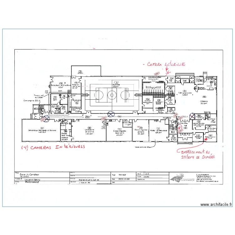 ecole le carrefour rdc camera. Plan de 0 pièce et 0 m2