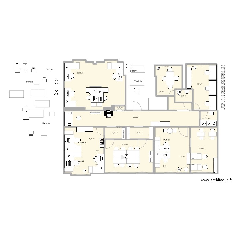 midi 10 2023 v3. Plan de 15 pièces et 158 m2