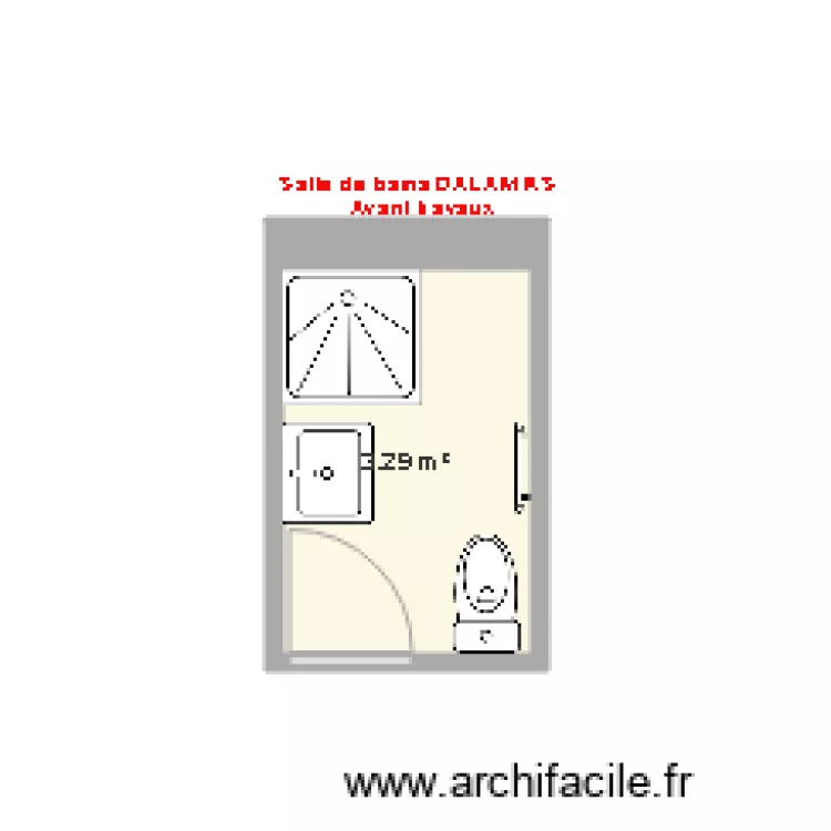 plan dalmais sdb. Plan de 