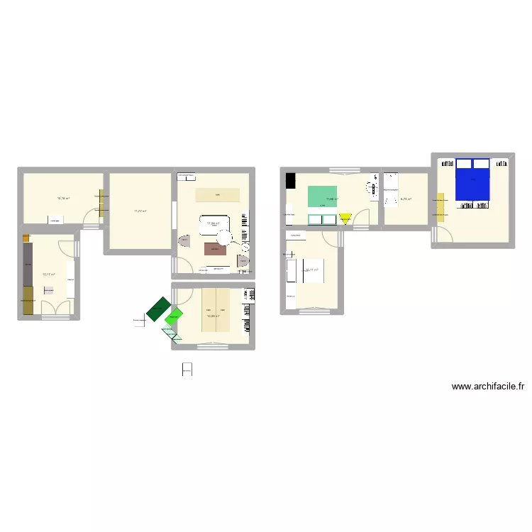 NTA RDC 2. Plan de 9 et 103 m² NTA RDC 2. Plan de 9 et 103 m²