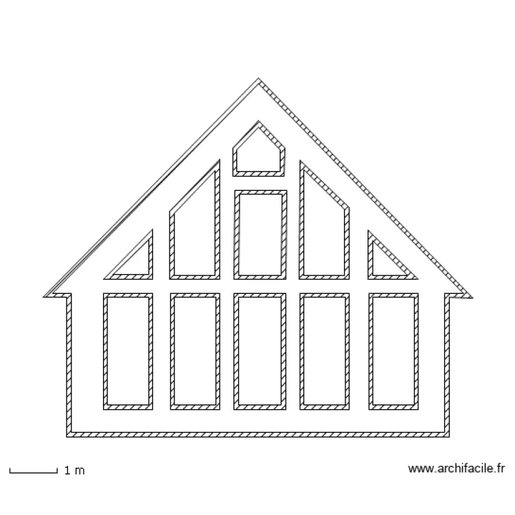 maison. Plan de 