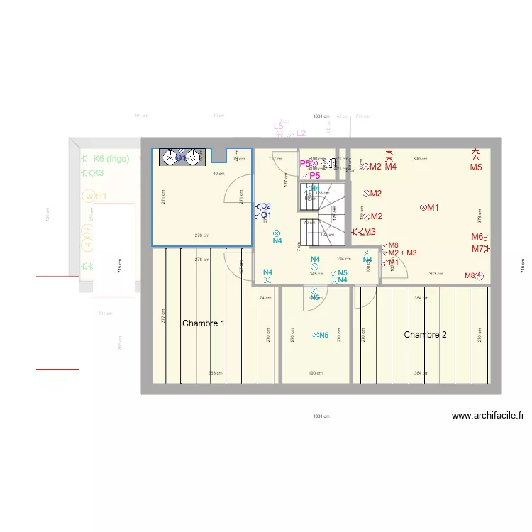 Plan Gyproc plafond. Plan de 