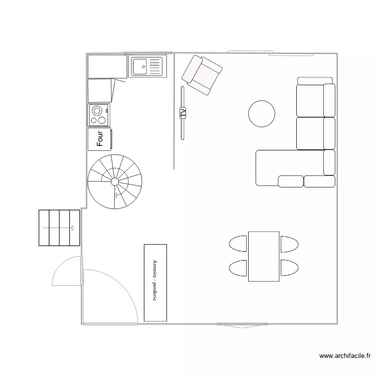 salon. Plan de salon. Plan de