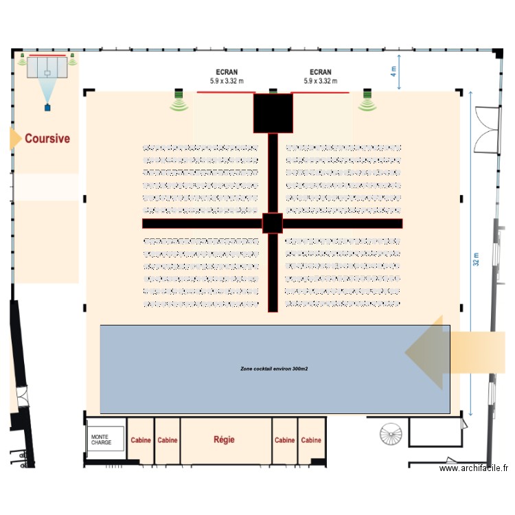 Otium Cube V3. Plan de 0 pièce et 0 m2