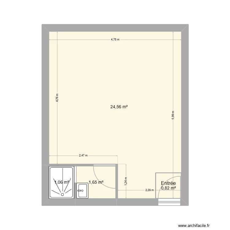 appart tom. Plan de 4 et 29 m² appart tom. Plan de 4 et 29 m²