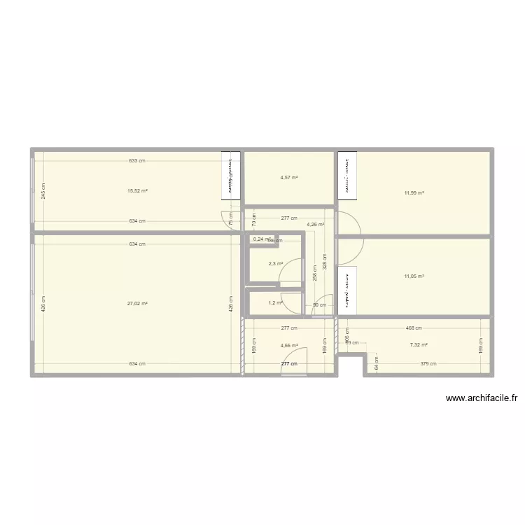 Plan Aguesseau V1. Plan de 