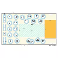 Plan réveillon 2026-2027 avec empattement chaises et 21 tables rondes-1