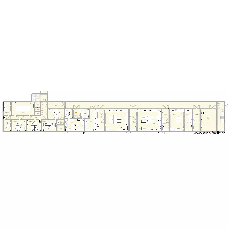 2eme &eacute;tage CBBA. Plan de 