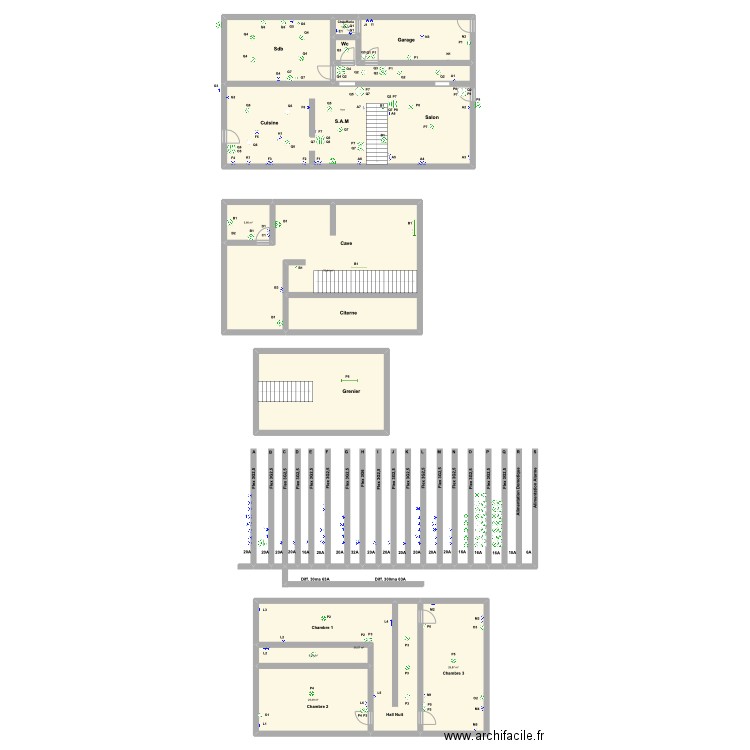 Majorino Francesco La Louvière. Plan de 0 pièce et 0 m2