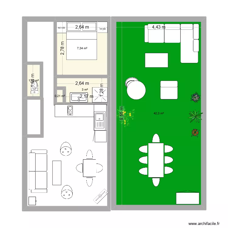cap gruissan. Plan de 