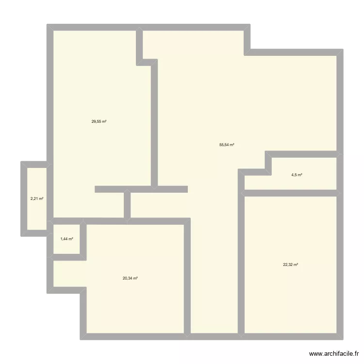 YOYO  du 34. Plan de 7  et 136 m²