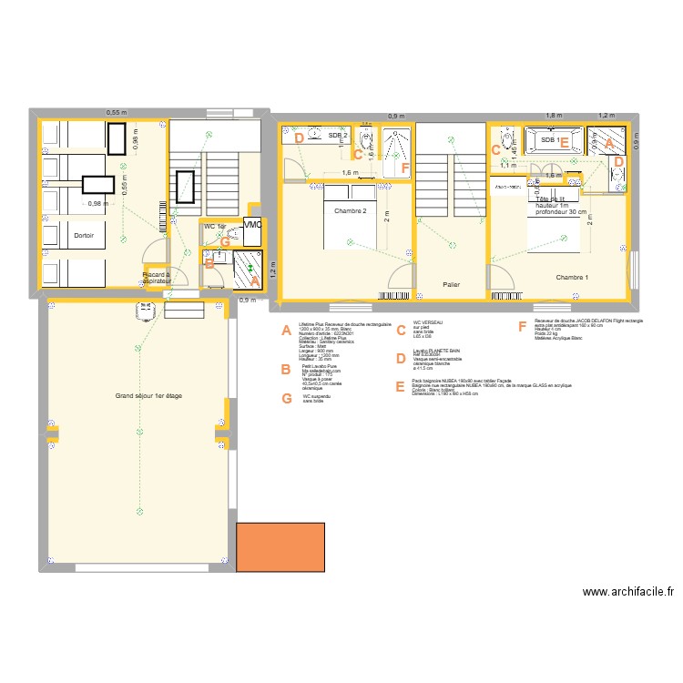 GERM 1ER FINAL V2. Plan de 13 pièces et 151 m2