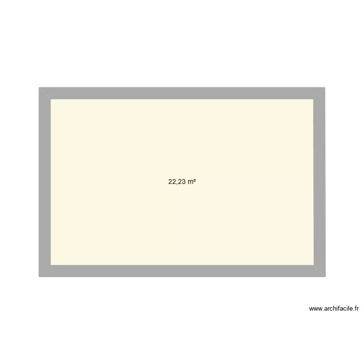 cuisine virieu. Plan de 1  et 22 m²