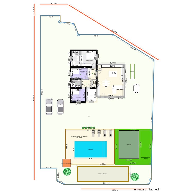 v3ST MAXIMIN. Plan de 13 pièces et 1319 m2