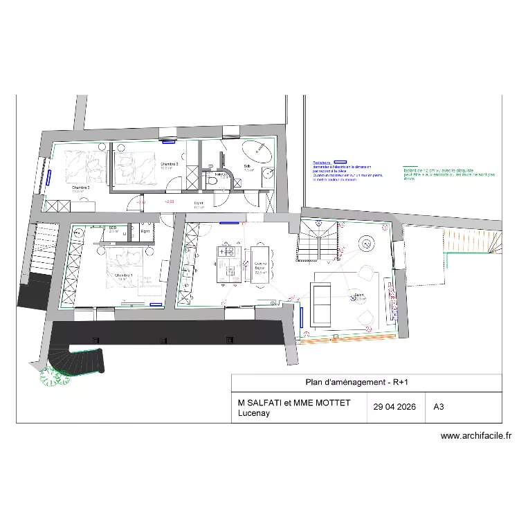 Lucenay R1 a. Plan de Lucenay R1 a. Plan de