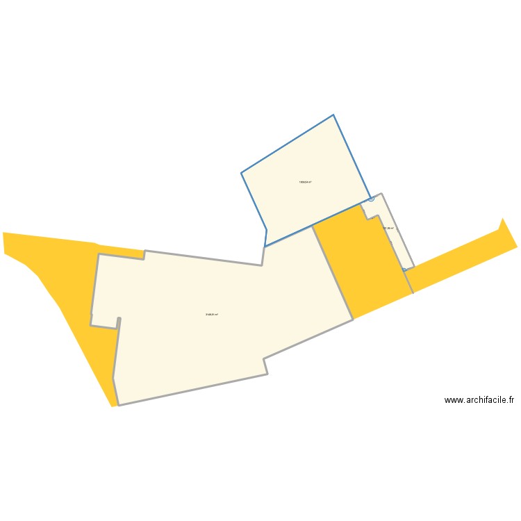 PARCELLE AC62 VENTE. Plan de 3 pièces et -5 m2