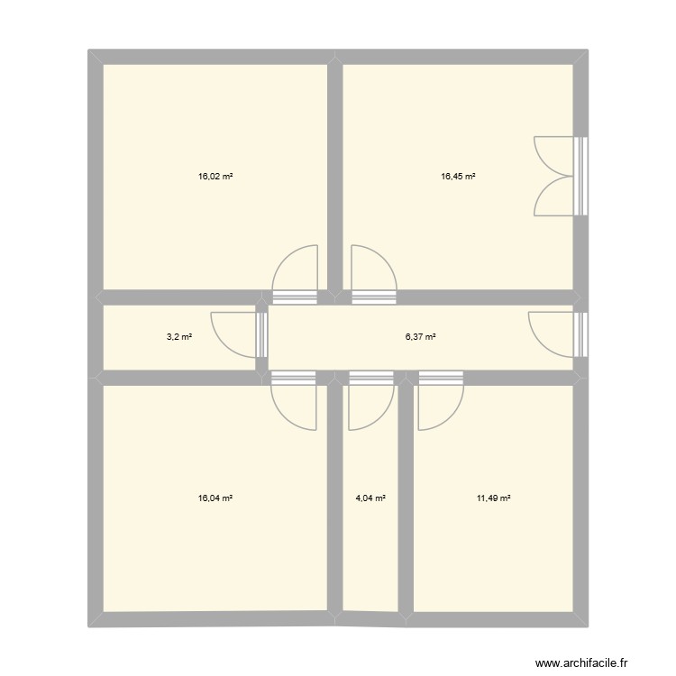 Maison Montelimar. Plan de 0 pièce et 0 m2