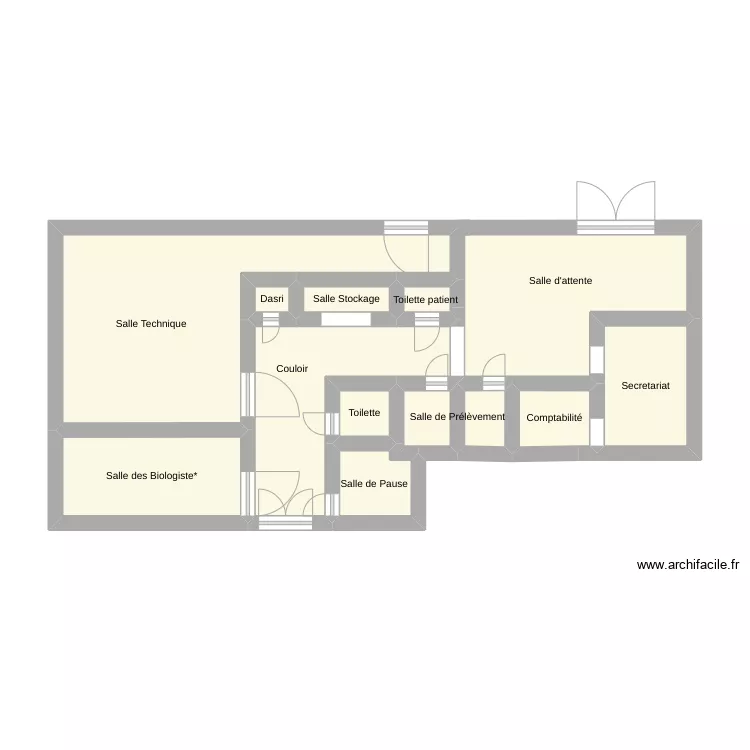 Plan Laboratoire. Plan de Plan Laboratoire. Plan de