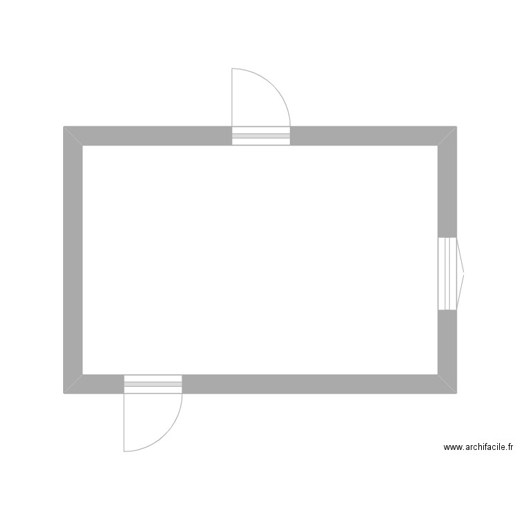 Bureau/accueil. Plan de 1 pièce et 15 m2