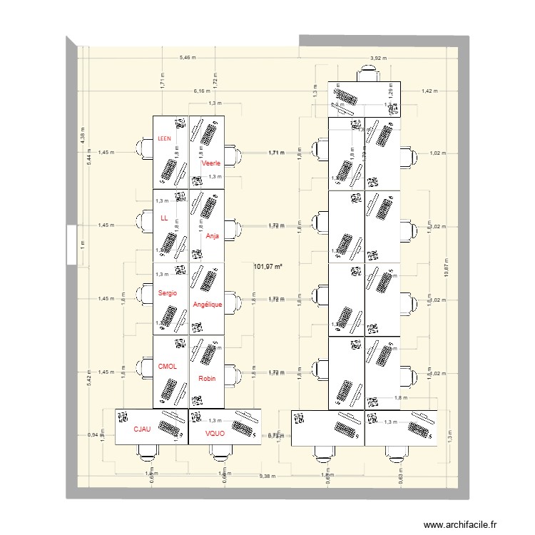 Bureaux 3. Plan de 0 pièce et 0 m2