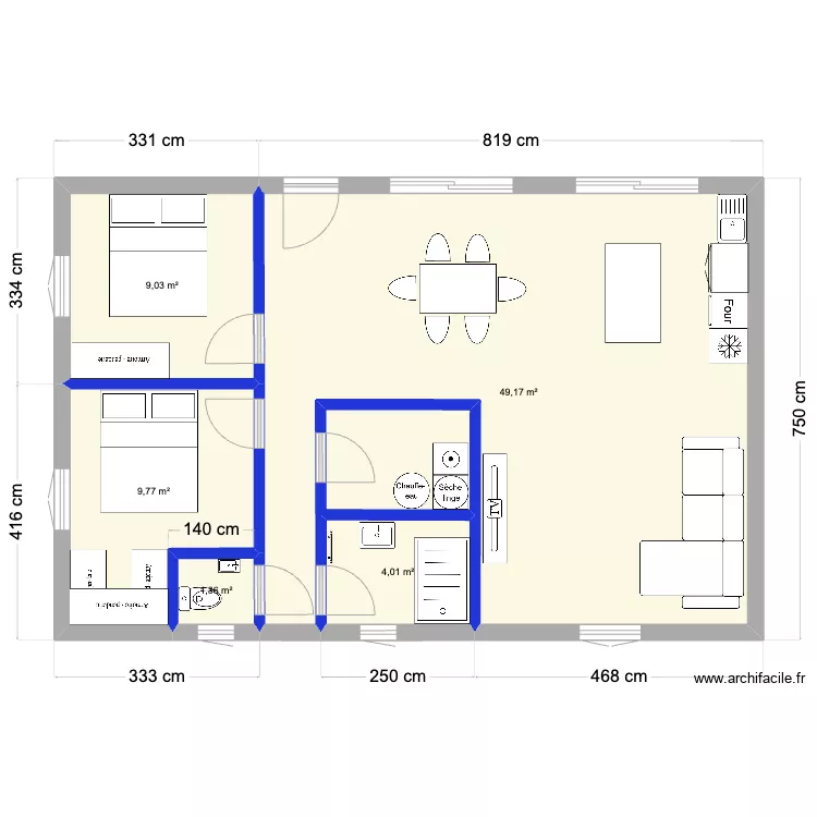 garage Hugues v1. Plan de garage Hugues v1. Plan de