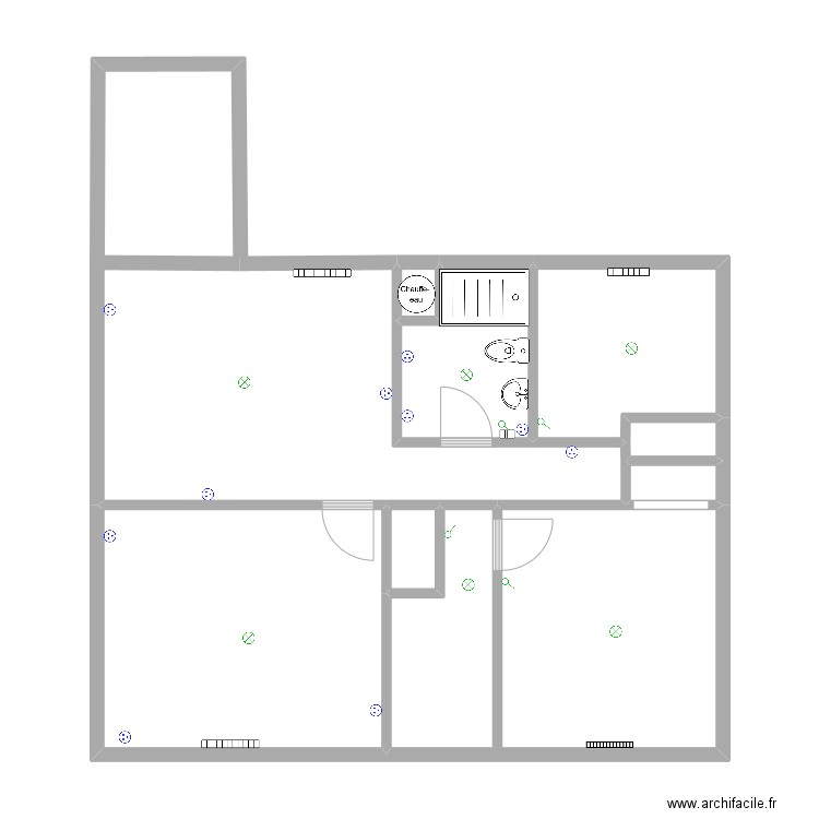 maison electrique sous-sol. Plan de 0 pièce et 0 m2
