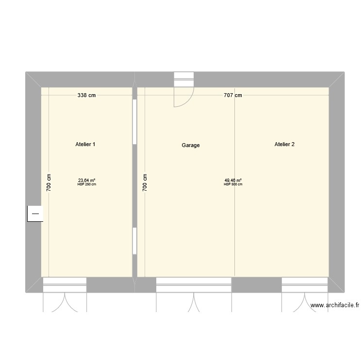 Atelier villecusson. Plan de 0 pièce et 0 m2
