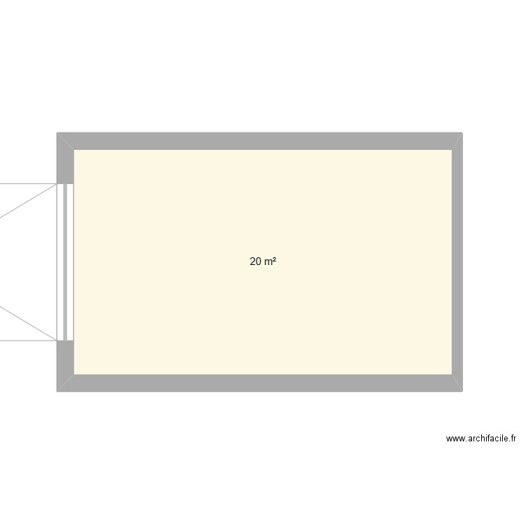 GARAGE. Plan de 0 pièce et 0 m2