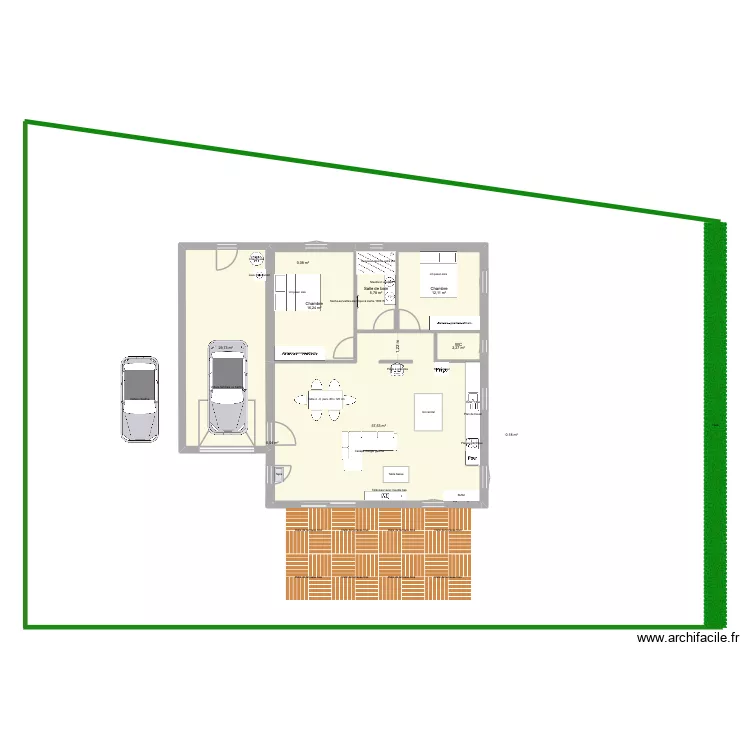 Autre loc. Plan de 9 pièces et 124 m²