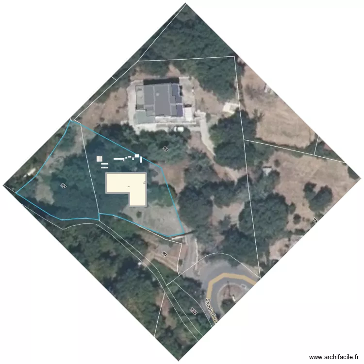 Furiani 2. Plan de 1 Pièce et 136 m² Furiani 2. Plan de 1 Pièce et 136 m²