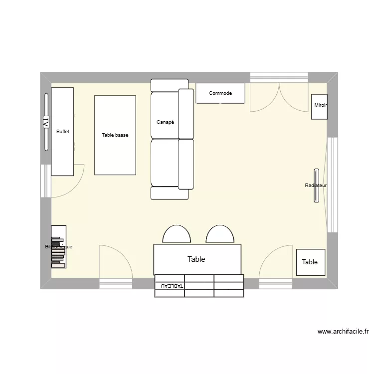 SALON. Plan de SALON. Plan de