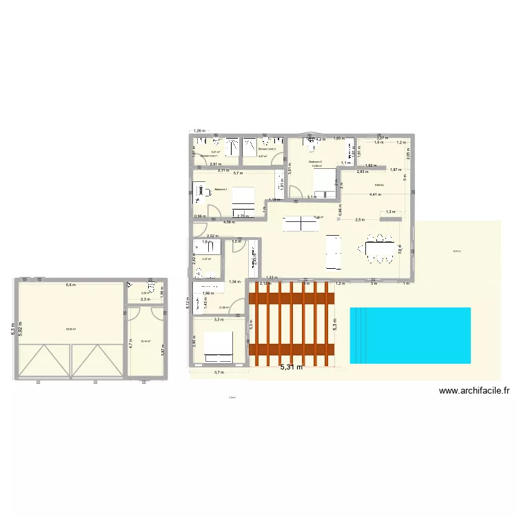 BOISVIN 2. Plan de 9 et 182 m² BOISVIN 2. Plan de 9 et 182 m²