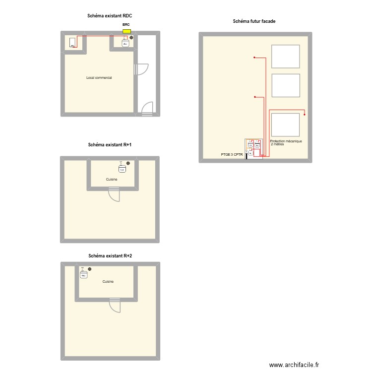 46 AVGL. Plan de 8 pièces et 186 m2