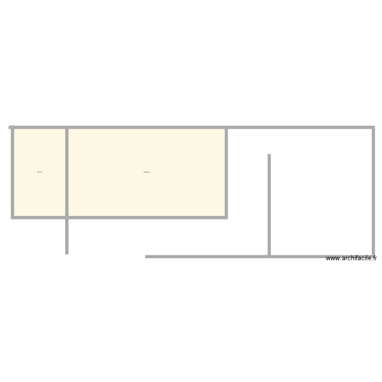 BATIMENT. Plan de 2 pièces et 238 m2