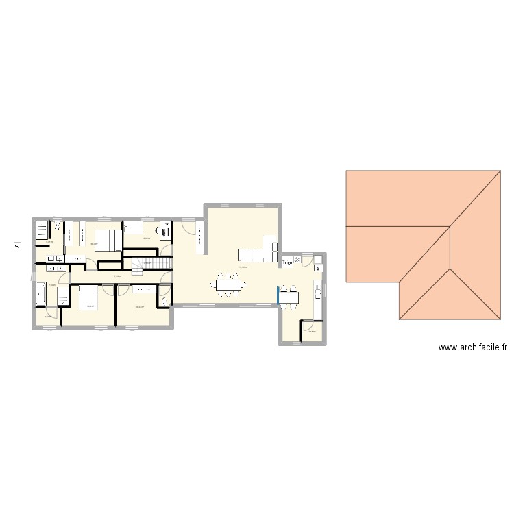 ancy. Plan de 11 pièces et 147 m2