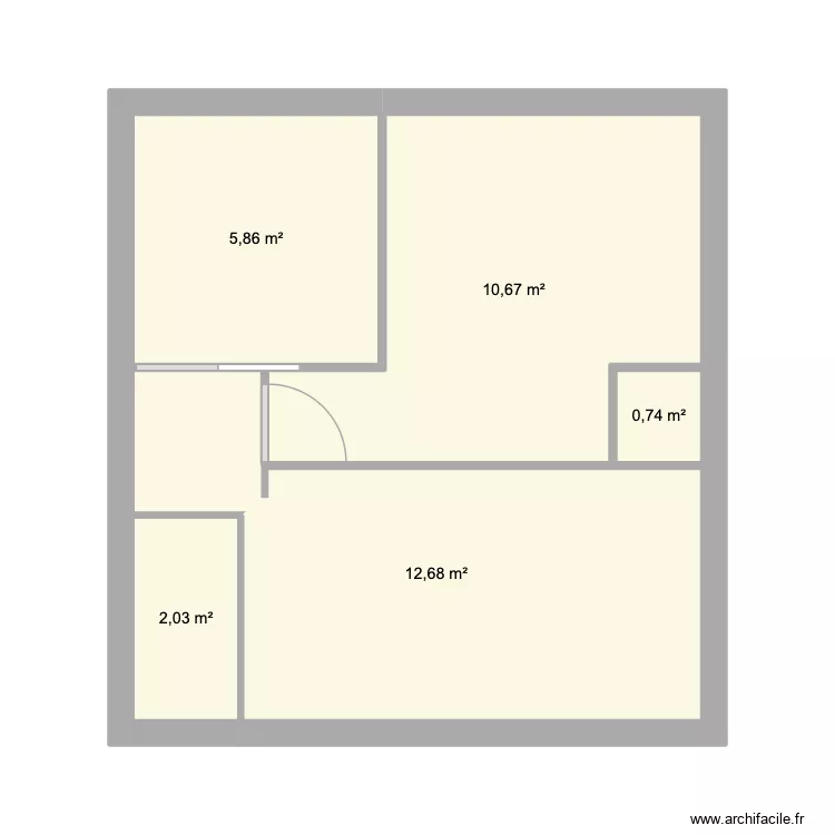 SALLE DE BAIN 2eme. Plan de 5 Pièces et 32 m²