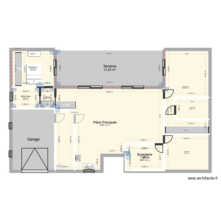 maison 3. Plan de 0 pièce et 0 m2
