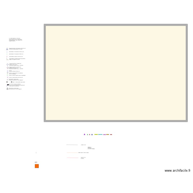 Nouveau Modele BASE. Plan de 1 pièce et 354 m2