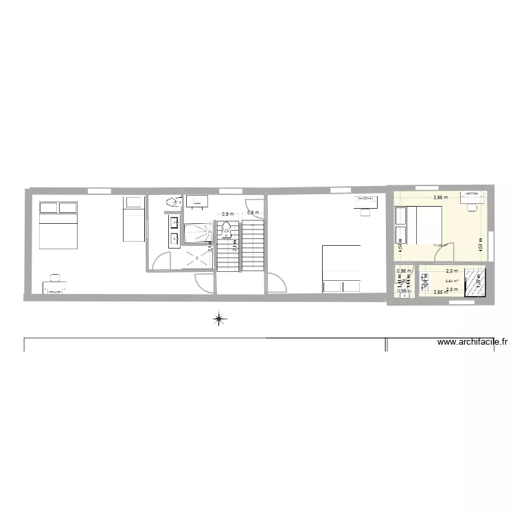 rdc maison. Plan de rdc maison. Plan de