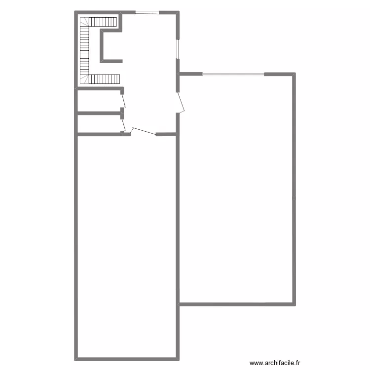 Plan 4 Gauche avec murs. Plan de 