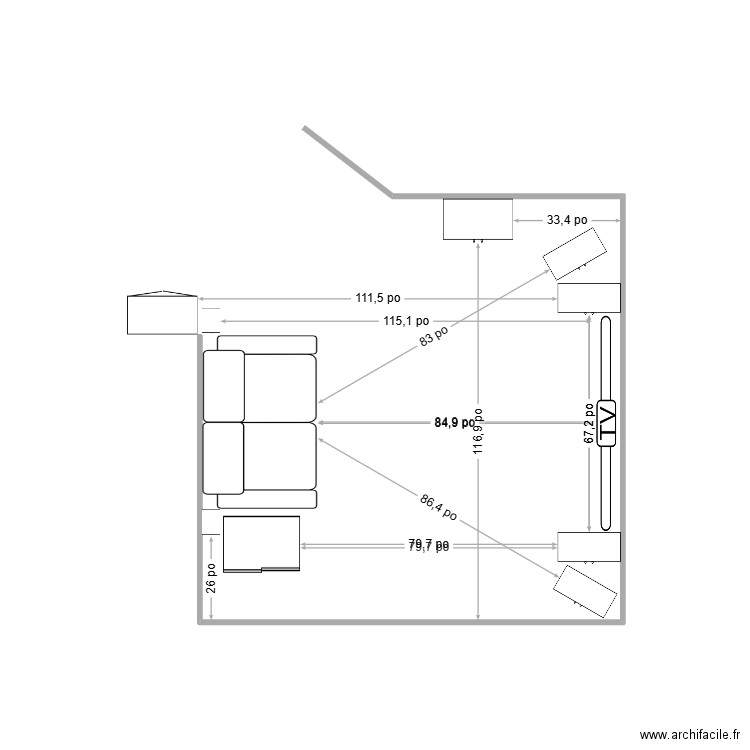 Cinema maison2. Plan de 0 pièce et 0 m2