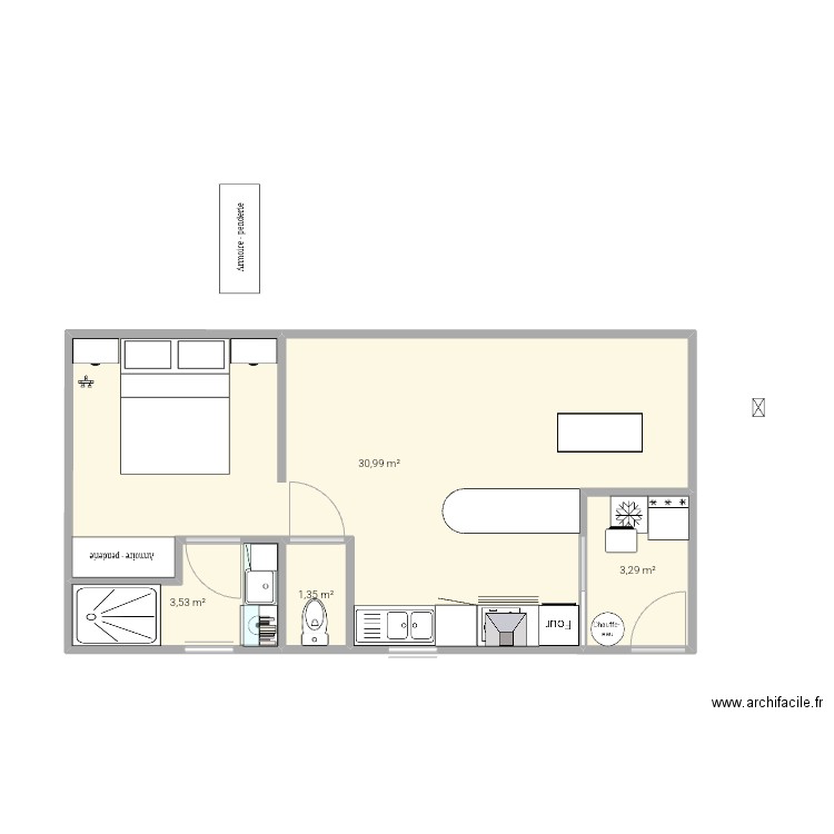 Ggghv. Plan de 0 pièce et 0 m2