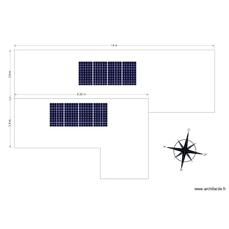 MAISON BADOR. Plan de 