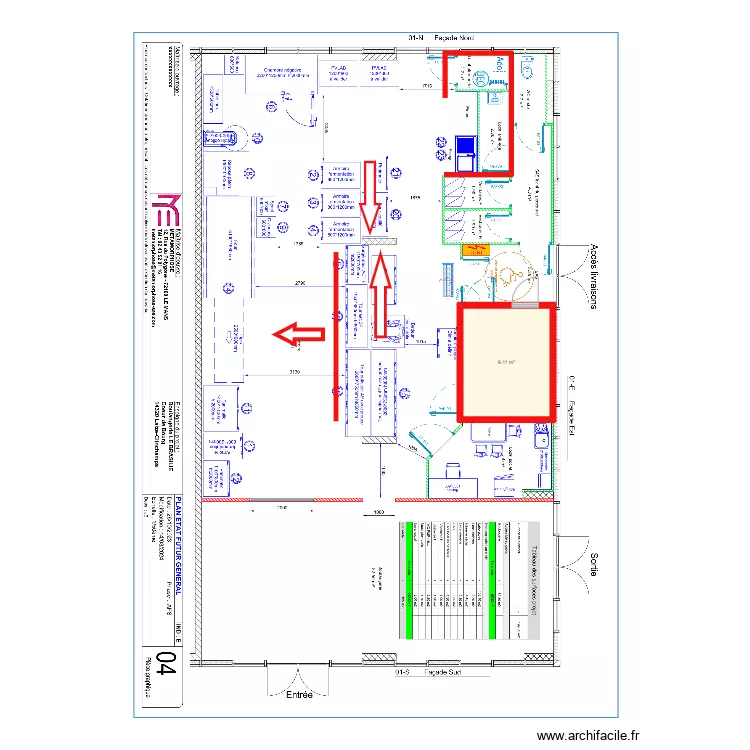 brasille v4. Plan de 